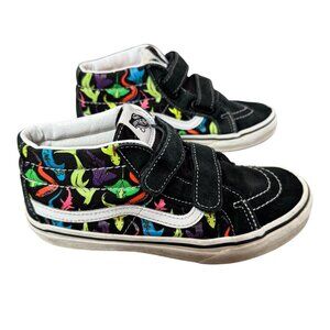 Vans Shoes Unisex Kids SIze 3 Glow in the Dark Shark High Tops Sneakers Skater